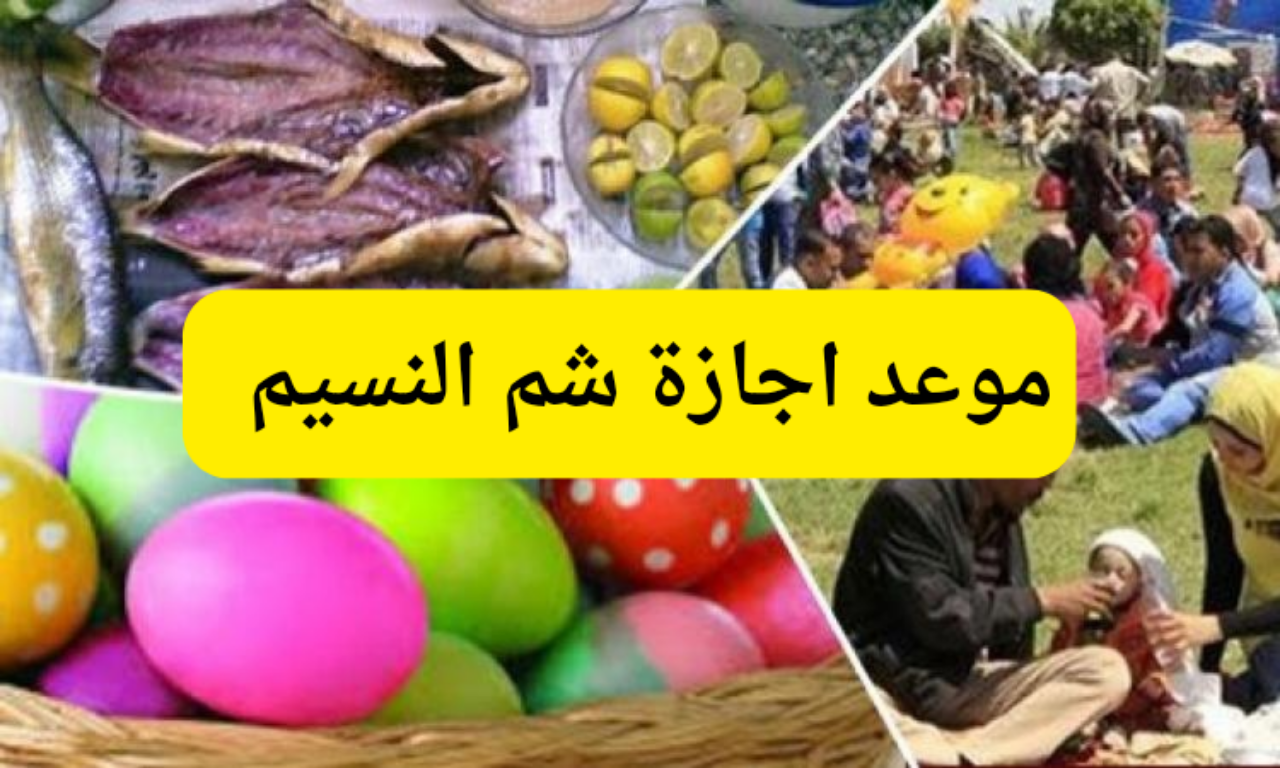 موعد إجازة عيد شم النسيم 2024 للموظفين في القطاع العام والخاص
