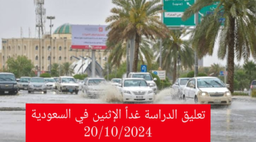 عاجل ورسمياً … تعليق الدراسة غداً الإثنين في جدة والطائف والمدينة المنورة والعديد من المحافظات
