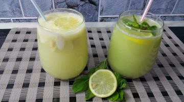طريقة عمل عصير الليمون بالنعناع مثل الكافيهات للإنتعاش والتقليل من حر الصيف