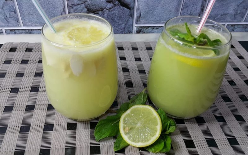 طريقة عمل عصير الليمون بالنعناع مثل الكافيهات للإنتعاش والتقليل من حر الصيف