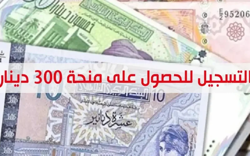 “منحة تونسية بقيمة 300 دينار social.gov.tn“ التسجيل في منحة 300 دينار تونس 2024 وأهم الشروط اللازمة