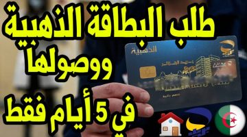 ” استخرجها فورًا ” موقع طلب البطاقة الذهبية 2024 من بريد الجزائر في 5 أيام فقط