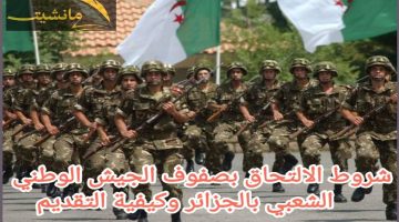 شروط الالتحاق بصفوف الجيش الوطني بالجزائر وكيفية التسجيل 2024 والأوراق المطلوبة